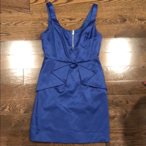 Bcbgeneration blue satin dress - Picture 1 of 2